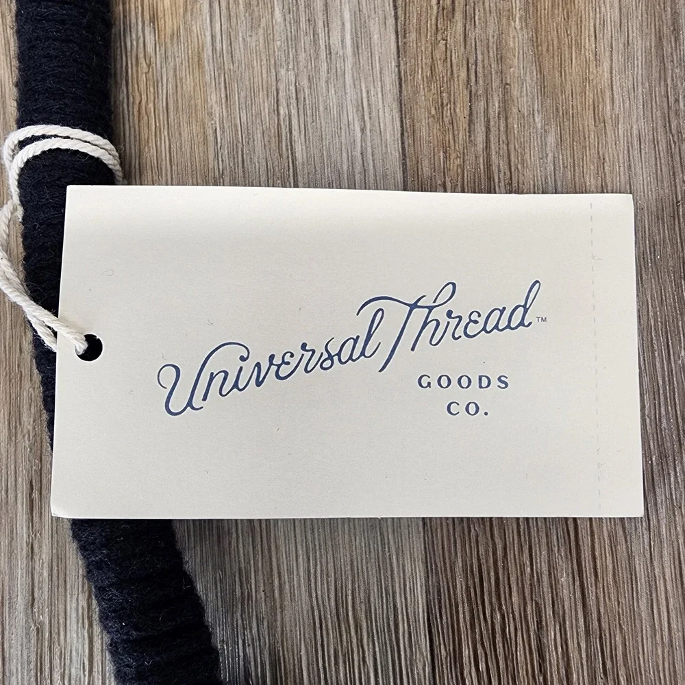 Universal‎ Thread Black Macrame Hobo Bag Purse Shoulder Bag New